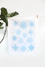 Load image into Gallery viewer, Snowflake Tea Towel
