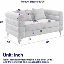 Carregar imagem no visualizador da galeria, 3-seater + 2-seater Combination sofa.BLACK teddy
