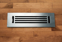 Load image into Gallery viewer, Cast Aluminum Linear Bar Vent Covers - Satin Nickel
