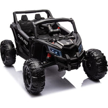 Load image into Gallery viewer, 12V Ride On Car with Remote Control,UTV ride on for kid,3-Point Safety Harness, Music Player (USB Port/Volume Knob/Battery Indicator), LED Lights, High-Low Speed Switch - Off-Road Adventure for Kids
