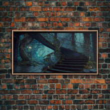 Cargar imagen en el visor de la galería, Fantasy Staircase, Framed Canvas Print, Stair Way to Beyond
