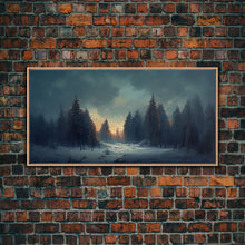 Load image into Gallery viewer, Dreamy Landscape Painting Canvas Print, country side, farmhouse decor, beautiful scenic wall art
