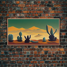 Load image into Gallery viewer, Pueblo style wall art, Arizona and Desert Cactus, canvas print
