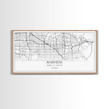 Carregar imagem no visualizador da galeria, Anaheim Street Map, California Map, Map Print, Modern Art, Wall Art, Canvas Print, Room Décor Aesthetic, Indie Room Décor, Wall Prints
