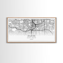 Carregar imagem no visualizador da galeria, Atlanta Street Map, Georgia Map, Map Print, Modern Art, Wall Art, Canvas Print, Housewarming Gift, Above Bed Prints, Wall Prints
