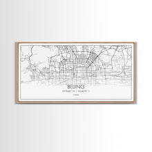 Carregar imagem no visualizador da galeria, Beijing Street Map, China Map, Map Print, Modern Art, Wall Art, Canvas Print, Asian Art Print, Moving Gift, Travel Wall Art, Apartment Décor

