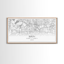 Load image into Gallery viewer, Berlin Street Map, Germany Map, Map Print, Modern Art, Wall Art, Canvas Print, Gift For New Home, Couples Décor, Minimalist Wall Art
