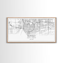 Carregar imagem no visualizador da galeria, Buffalo Street Map, New York Map, Map Print, Modern Art, Wall Art, Canvas Art, Gift For Newlyweds, Gift For Parents, Apartment Décor
