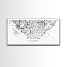 Cargar imagen en el visor de la galería, Chula Vista Street Map, California Map, Map Print, Modern Art, Wall Art, Canvas Art, Laundry Room Décor, Homeschool Wall Art, Over Bed Art
