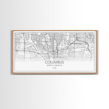 Cargar imagen en el visor de la galería, Columbus Street Map, Ohio Map, Map Print, Modern Art, Wall Art, Canvas Art, Cute Room Décor Aesthetic, Gift For Wife, Patriotic Décor
