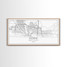 Carregar imagem no visualizador da galeria, Eugene Street Map, Oregon Map, Map Art, Minimalist Art, Wall Art, Canvas Art, Newlywed Gift, Bar Wall Décor, Rustic Home Décor, Couples Gift
