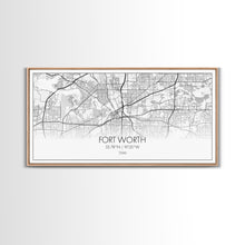 Load image into Gallery viewer, Fort Worth Map, Texas Map, Map Art, Minimalist Art, Wall Art, Canvas Art, Lake House Décor, RV Wall Décor, Birthday Gift, Office Wall Print
