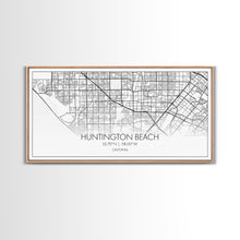 Cargar imagen en el visor de la galería, Huntington Beach City Map, California Map, Map Art, Modern Art, Wall Art, Canvas Art, Coastal Wall Art, Ocean Wall Art, Travel Gifts For Men
