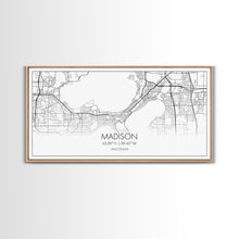 Load image into Gallery viewer, Madison City Map, Wisconsin Map, Map Art, Modern Art, Wall Art, Canvas Art, Unique Gifts, Large Wall Art, College Décor, Room Décor, Prints
