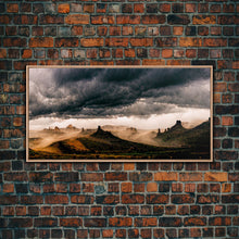 Carregar imagem no visualizador da galeria, Arizona landscape canvas print, Western theme art, Wild West art
