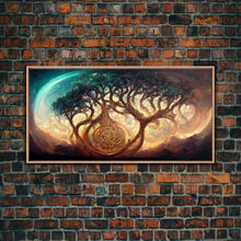 Load image into Gallery viewer, Gaia, norse mythology, canvas print, high fantasy art
