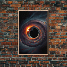 Cargar imagen en el visor de la galería, Eye Of the Storm, Galaxy art, framed canvas print, unique space decor
