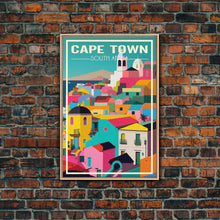 Carregar imagem no visualizador da galeria, Cape Town, South Africa Wall Art, Africa Travel Poster, Travel Wall Print, Travel Poster, Travel Wall Art, Canvas Wall Print
