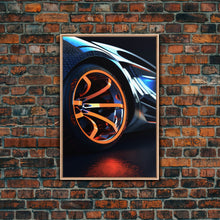 Carregar imagem no visualizador da galeria, Car Guy Wall Art, Exotic Super Car Deep Dish Rims, Office or Man Cave Art, Automotive Photography, Sports Car Wall Art
