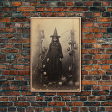 Load image into Gallery viewer, Witchy Wall Art, Moody Wall Art, Gothic Wall Art, Dark Fantasy, Horror Art, Canvas Print, Wall Art, Vertical Print, Home Decor, Wall Decor
