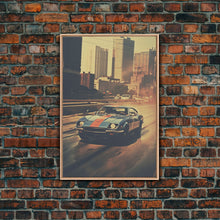 Carregar imagem no visualizador da galeria, Car Wall Art, Classic Car Wall Art, Canvas Print, Wall Hanging, Portrait Art, Car Lover Gift, Man Cave Art, Living Room Print, Bookshelf Art
