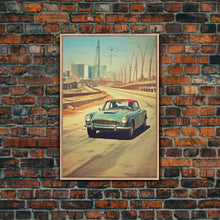 Cargar imagen en el visor de la galería, Classic Car Wall Art, Canvas Print, Wall Hanging, Portrait Art, Car Lover Gift, Sports Car Wall Art, Appreciation Gift, Apartment Wall Decor

