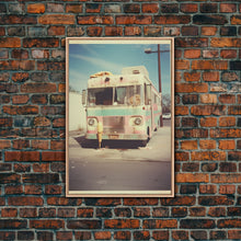 Carregar imagem no visualizador da galeria, Bus, Urban Wall Art, City Art Print, Canvas Print, Wall Hanging, Portrait Art, Urban Art, Apartment Wall Decor, Family Room Art, RV Decor

