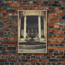 Carregar imagem no visualizador da galeria, Abandoned House, Haunted House, Halloween Wall Art, Canvas Print, Wall Hanging, Portrait Art, Horror Home Decor, Spooky Art Print, Dark Art
