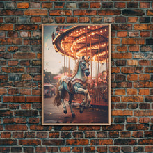 Load image into Gallery viewer, Vintage Circus Photography Print, Framed Canvas Art, Cool Wall Art, Circus Art, Circus Poster, Printable Wall Art, Pop Art
