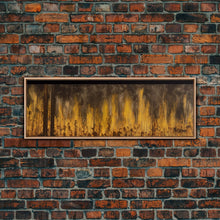 Carregar imagem no visualizador da galeria, Forest On Fire, Yellow Flames Wall Decor, Extra Large Wall Art, Wall Decor, Framed Canvas Print, Panoramic, Wall Art, Canvas Print
