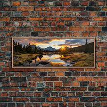 Cargar imagen en el visor de la galería, Panoramic Print of Rocky Mountain National Park Extra Large Wall Art, Panoramic Wall Art, Panoramic Landscape Print, Landscape Photography
