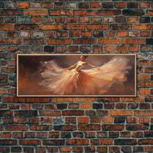 Load image into Gallery viewer, Ballerina Wall Art Watercolor Framed Canvas Print, Ballet Wall Decor, Ballet Prints, Ballerina Tutu and Slippers, Girl Room Nursery Art
