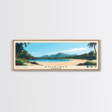 Carregar imagem no visualizador da galeria, Anjajavy, Madagascar Panoramic Print, Vacation Gift, Madagascar Wall Art, Beach Painting, Beach Decor, Beach Or Lakehouse Art
