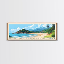 Carregar imagem no visualizador da galeria, Azhithala Beach, India Panoramic Print, Vacation Gift, India Wall Art, Vacation Wall Art, Vacatation Memories, Beach Decor, Beach Or Lakehouse Art
