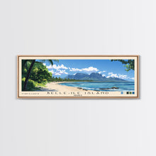 Cargar imagen en el visor de la galería, Belle-Ile Island, France Panoramic Print, Vacation Gift, France Wall Art, Vacation Wall Art, Vacatation Memories, Beach Decor, Beach Or Lakehouse Art
