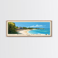 Load image into Gallery viewer, Belle-Île-en-Mer, France Panoramic Print, Vacation Gift, France Wall Art, Beach Painting, Beach Decor, Beach Or Lakehouse Art
