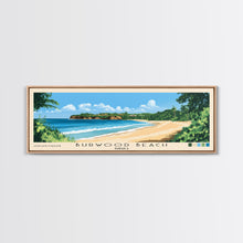 Carregar imagem no visualizador da galeria, Burwood Beach, Jamaica Panoramic Beach Print, Vacation Gift, Jamaica Wall Art, Beach Painting, Beach Decor, Beach Painting
