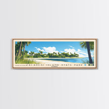 Load image into Gallery viewer, Caladesi Island State Park, Florida Panoramic Print, Vacation Gift, Florida Wall Art, Vacation Wall Art, Vacatation Memories, Beach Decor, Beach Or Lakehouse Art
