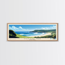 Cargar imagen en el visor de la galería, Coffee Bay, South Africa Panoramic Print, Vacation Gift, South Africa Wall Art, Beach Painting, Beach Decor, Beach Or Lakehouse Art
