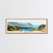 Load image into Gallery viewer, El Hierro, Spain Panoramic Print, Vacation Gift, Spain Wall Art, Beach Painting, Beach Decor, Beach Or Lakehouse Art
