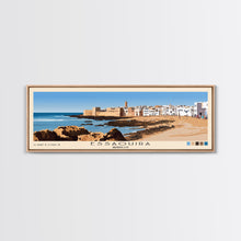Load image into Gallery viewer, Essaouira, Morocco Panoramic Print, Vacation Gift, Morocco Wall Art, Vacation Wall Art, Vacatation Memories, Beach Decor, Beach Or Lakehouse Art
