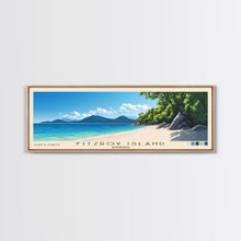 Cargar imagen en el visor de la galería, Fitzroy Island, Australia Panoramic Print, Vacation Gift, Australia Wall Art, Beach Painting, Beach Decor, Beach Or Lakehouse Art
