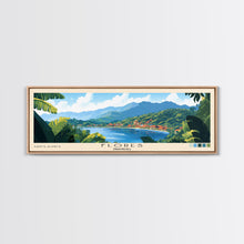 Carregar imagem no visualizador da galeria, Flores, Indonesia Panoramic Beach Print, Vacation Gift, Indonesia Wall Art, Beach Painting, Beach Decor, Beach Painting
