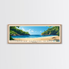 Carregar imagem no visualizador da galeria, Gertak Sanggul Beach, Malasyia Panoramic Print, Vacation Gift, Malasyia Wall Art, Vacation Wall Art, Vacatation Memories, Beach Decor, Beach Or Lakehouse Art

