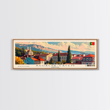 Carregar imagem no visualizador da galeria, Agualva Portugal Wall Art, Panoramic Travel Poster, Panoramic Framed Canvas Print, City Wall Art, Wall Hanging Home Decor, Travel Art
