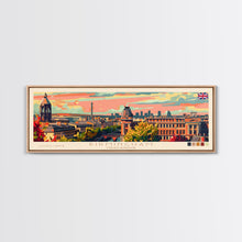 Cargar imagen en el visor de la galería, Birmingham United Kingdom Travel Print Wall Art, Panoramic City Art, Travel Art, Wall Decor, Vacation Gift, Framed Canvas Print Or Metal Art

