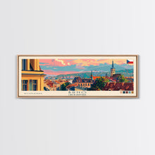 Carregar imagem no visualizador da galeria, Brno CzechRepublic art Travel Print Wall Art, Panoramic City Art, Travel Art, Wall Decor, Vacation Gift, Framed Canvas Print Or Metal Art
