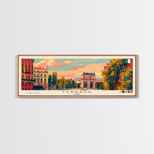 Carregar imagem no visualizador da galeria, Ferrara Italy Travel Art, City Art, Framed Canvas Print or Metal Wall Art, Europe Travel Poster, Panoramic Wall Art, Extra Wide Wall Art
