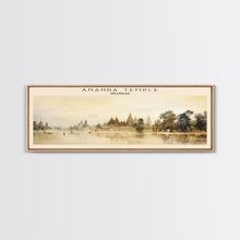 Carregar imagem no visualizador da galeria, Ananda Temple Travel Poster Print, Framed Canvas Wall Art, Metal Wall Art, Myanmar art, Gift For Him, Travel Wall Art, Travel Lover Gift
