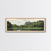 Load image into Gallery viewer, Blarney Castle COUNTRY | Framed Travel Poster Canvas Print | Trendy Wall Art | Watercolor Painting | Living Room Art | Unique Art
